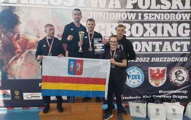 Trzy medale Mistrzostw Polski Senior&oacute;w w Kickboxingu w formule Full Contact 2