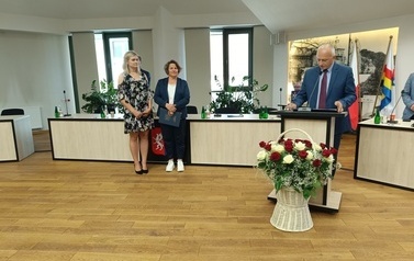 Uroczyste uhonorowanie brązowej medalistki igrzysk w Paryżu Aleksandry Jareckiej 11