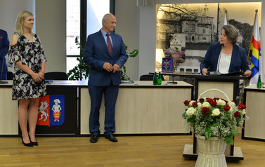 Uroczyste uhonorowanie brązowej medalistki igrzysk w Paryżu Aleksandry Jareckiej 83