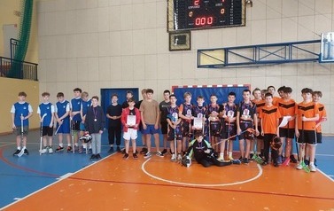 Zawody unihokeja chłopc&oacute;w w ramach Igrzysk Młodzieży Szkolnej 1