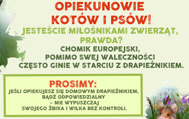 Kampania informacyjna na temat chomika europejskiego 1