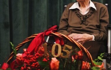 105. Urodziny Pani Moniki Pocięgiel, najstarszej Mieszkanki Gminy Zabierz&oacute;w 1