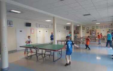 Gminne zawody w tenisie stołowym w ramach Igrzysk Dzieci 5