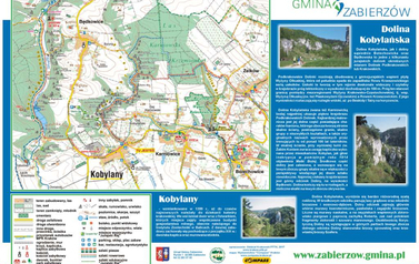 Tablica informacyjno &ndash; turystyczna - Dolina Kobylańska