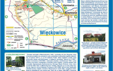 Tablica informacyjno &ndash; turystyczna - Więckowice