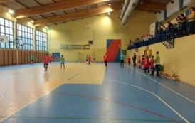 Międzyszkolne zawody w halowej piłce nożnej chłopc&oacute;w 5