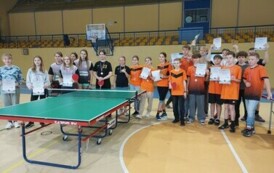Zawody tenisa stołowego w ramach Igrzysk Młodzieży Szkolnej 1