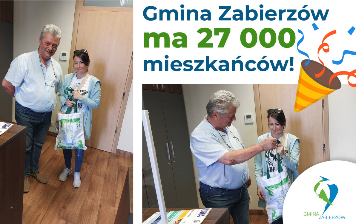 Zdjęcie do Gmina Zabierz&oacute;w ma 27 000 mieszkańc&oacute;w!