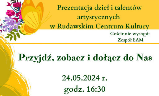 Zdjęcie do Prezentacja dzieł i talent&oacute;w artystycznych w Rudawskim Centrum Kultury.
