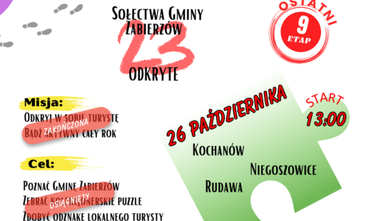 Zdjęcie do Finał cyklu wycieczek po gminie Zabierz&oacute;w &ldquo;Lokalny turysta&rdquo;