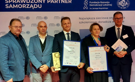 Zdjęcie do Gmina Zabierz&oacute;w zajęła 5. miejsce w Rankingu Gmin Małopolski 2024!