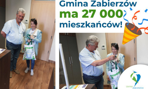 Zdjęcie do Gmina Zabierz&oacute;w ma 27 000 mieszkańc&oacute;w!