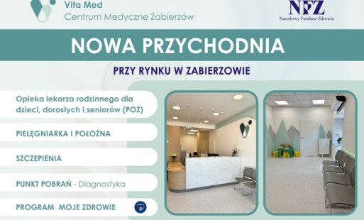 Zdjęcie do Nowa przychodnia w centrum Zabierzowa - Vita Med CM 