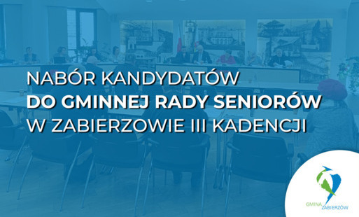 Zdjęcie do Nab&oacute;r kandydat&oacute;w do Gminnej Rady Senior&oacute;w w Zabierzowie III kadencji