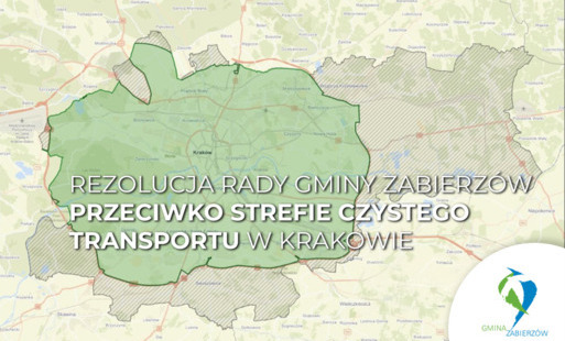 Zdjęcie do Rezolucja Rady Gminy Zabierz&oacute;w przeciwko Strefie Czystego Transportu w Krakowie