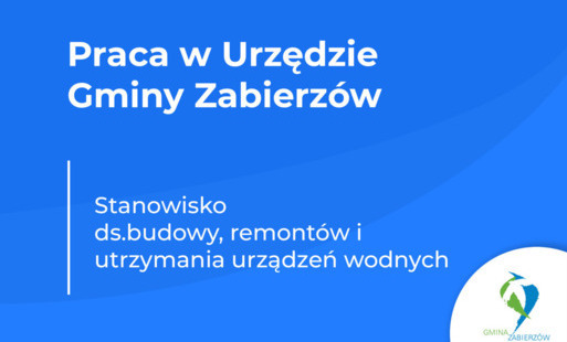 Zdjęcie do Konkurs na wolne stanowisko pracy ds. budowy, remont&oacute;w i utrzymania urządzeń wodnych