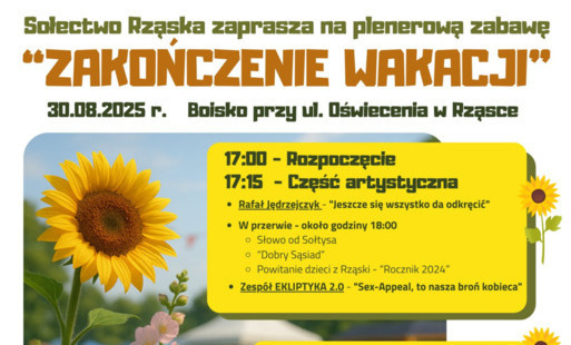 Zdjęcie do Zakończenie lata w Rząsce!