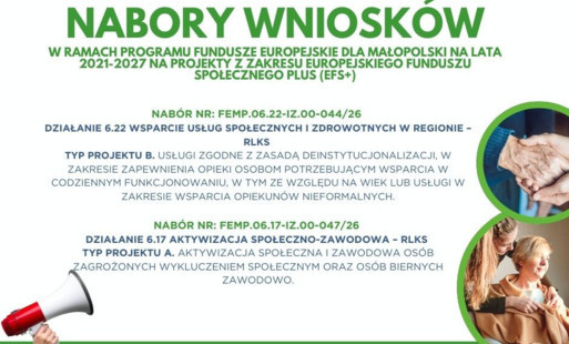 Zdjęcie do Lokalna Grupa Działania Blisko Krakowa ogłasza nabory wniosk&oacute;w o dofinansowanie projekt&oacute;w 