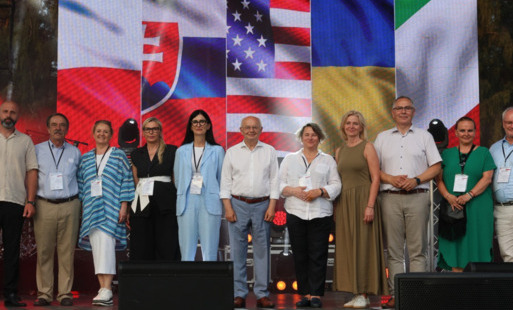 Zdjęcie do Wizyta delegacji gminy Zabierz&oacute;w w partnerskiej gminie Morawica
