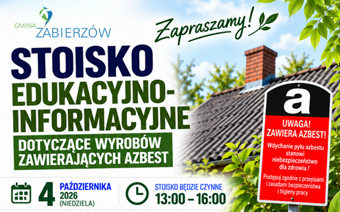 Zdjęcie do Zapraszamy na stoisko edukacyjno-informacyjne dotyczące azbestu podczas III Gminnego Dnia Zwierząt w Rudawie