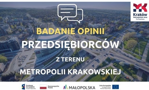 Zdjęcie do Badania opinii dla przedsiębiorc&oacute;w z gmin Metropolii Krakowskiej