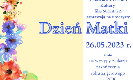 Zdjęcie do Dzień Matki w Rudawskim Centrum Kultury