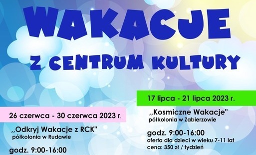 Zdjęcie do Oferta letnia Centrum Kultury