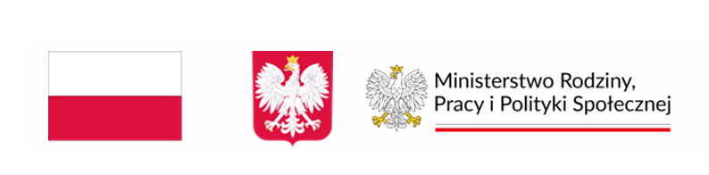 belka belka z flagą, godłem, logotypem Ministerstwa