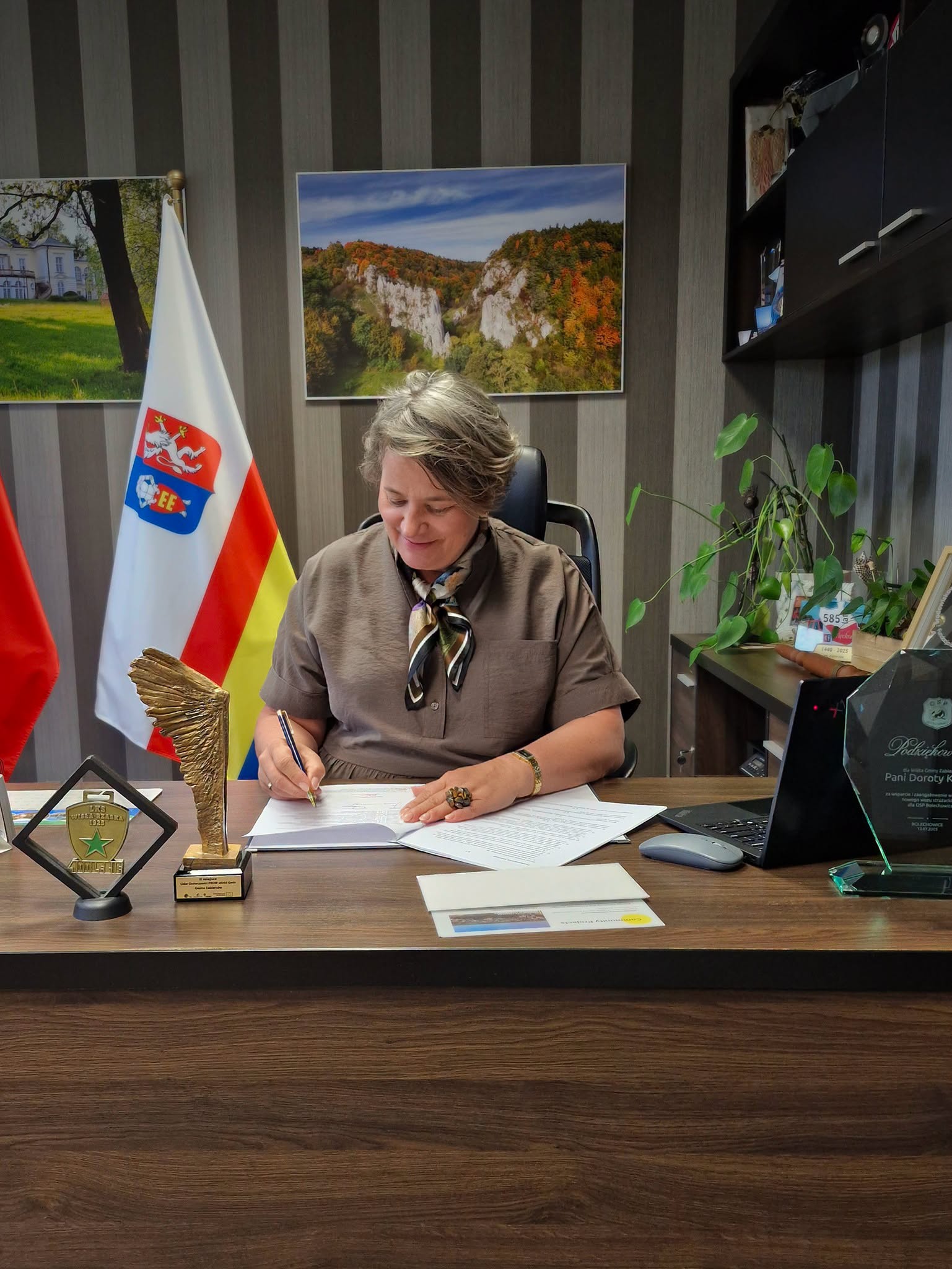 Podpisanie umowy na dofinansowanie budowy PSZOK