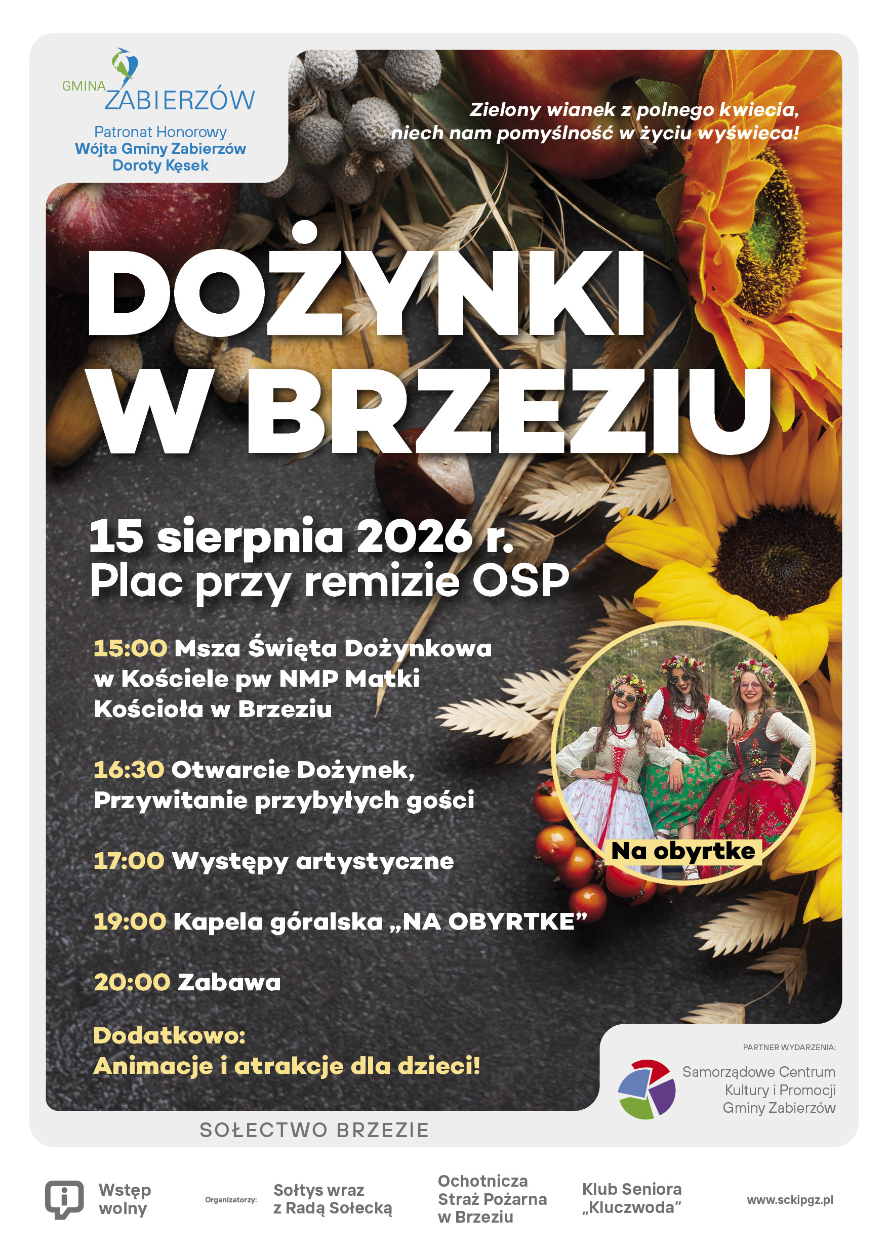 Dożynki w&nbsp;Brzeziu 