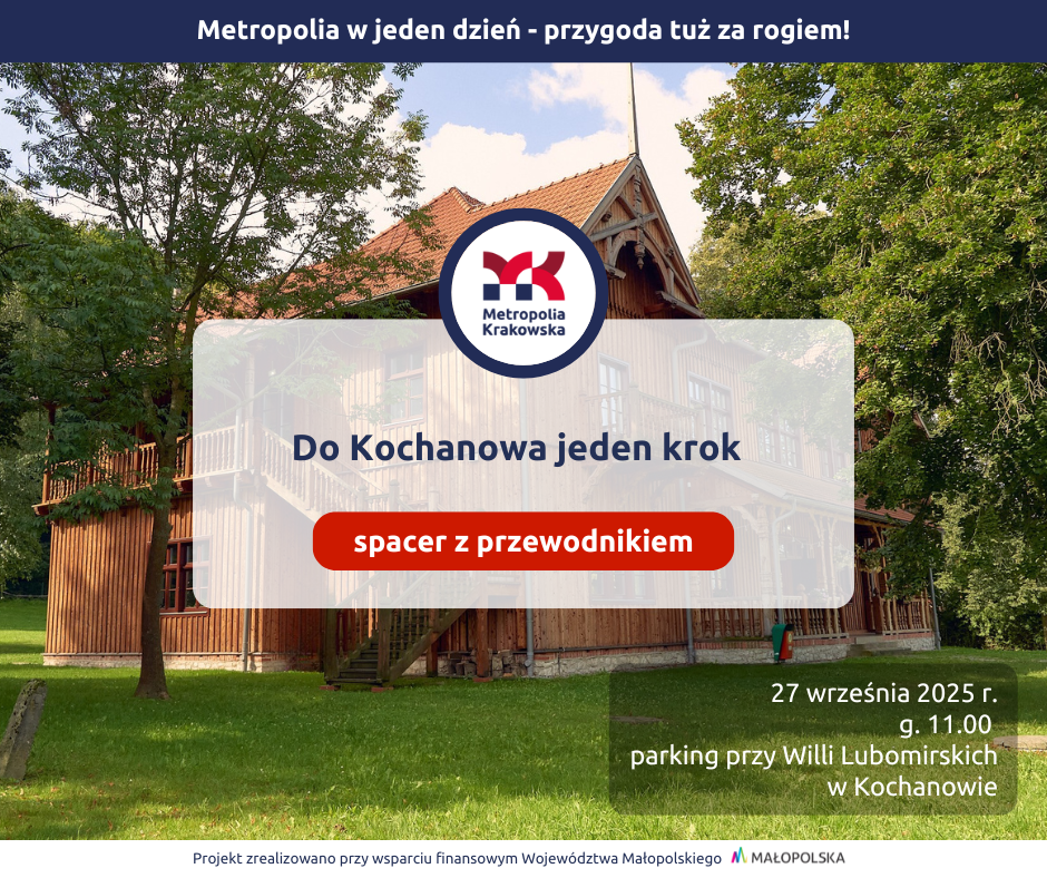 Spacer po Kochanowie plakat
