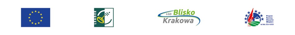 Loga projektu realizowanego prze LGD Blisko Krakowa