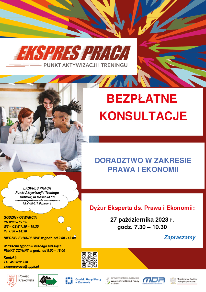 Plakat projektu ekspress praca
