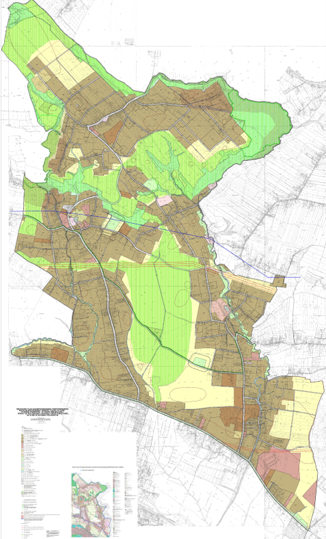 Mapa: Miejscowy plan zagospodarowania przestrzennego sołectw Bolechowice, Brzezie, Ujazd i Zelków w Gminie Zabierzów - w części obejmującej tereny od południowej krawędzi drogi powiatowej nr 2128 K w kierunku północnym Plan obowiązuje od dnia 18 sierpnia 2018 r.