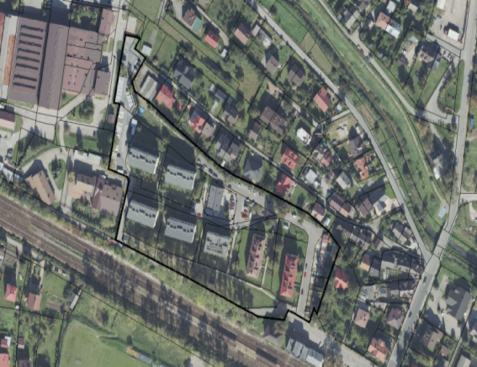 Mapa: Miejscowy plan zagospodarowania przestrzennego obszaru "Zabierzów - Osiedle Sienkiewicza"