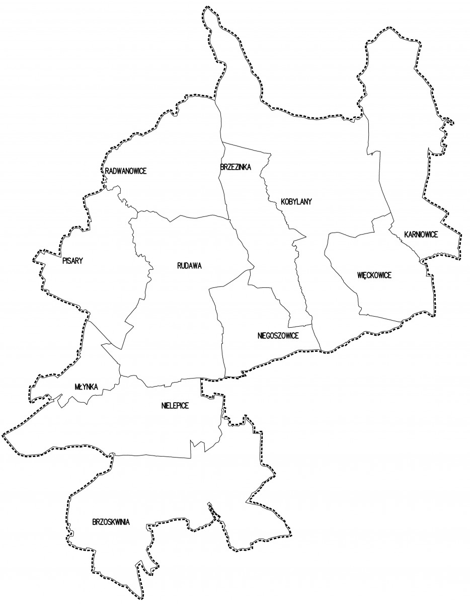 Mapa Mapa: Granice sporządzanej zmiany miejscowego planu